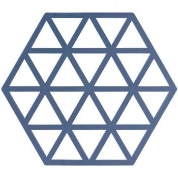 Silicone Denim Triangle Coaster by Zone Denmark