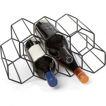 Hexagon Wine Holder Display Art