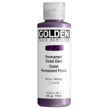 Peinture acrylique Golden – Violet Intense – 119 ml – Mat – Usage Pro