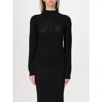 TWINSET Maglia a lupetto in misto viscosa Taglia XXL nera