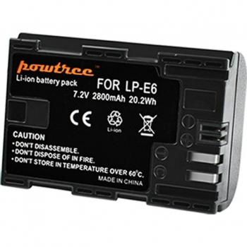 POWTREE LP-E6 Battery Pack for Canon 5D Mark II III