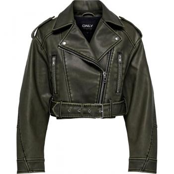 Lederjacke Frau Only Onlella Biker Otw