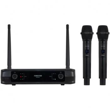 Micrófono Inalámbrico Doble Mano UHF Fonestar SONAIR-2M/ Incluye Receptor