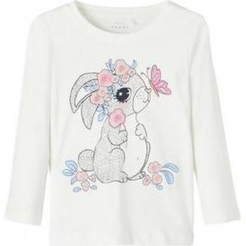 Alyssum Camicia a Maniche Lunghe Nmfveen Bianco