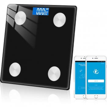 Balance de corps connectée avec Bluetooth