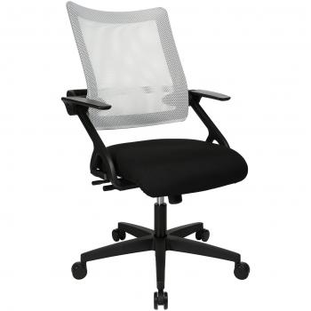Schreibtischstuhl TOPSTAR New S'move – Black‑Edition, inkl. verstellbarer Armlehnen