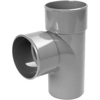 Pied de biche PVC gris 87°30