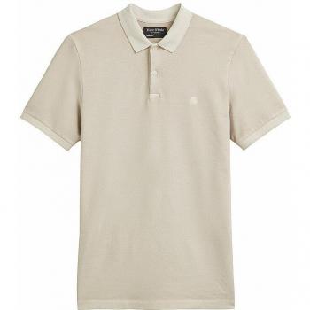 Chemise Polo courte, tissu coton – Beige – SS