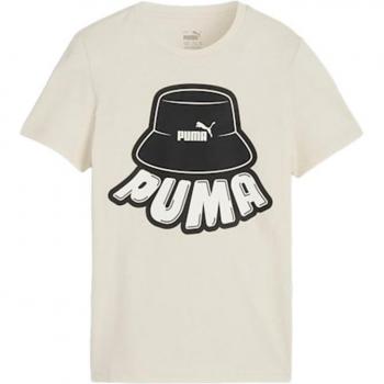 Camiseta Manga Corta Puma 90s Kids Blanco