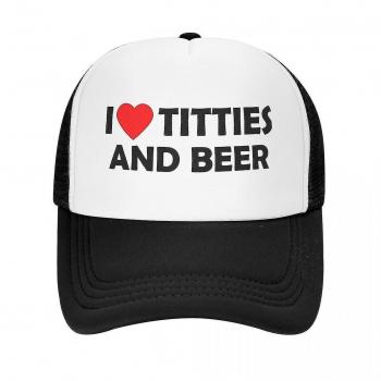 Casquette Outdoor I Love Titties et Bière