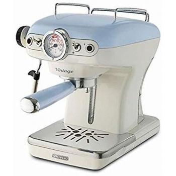 Ariete Classic 1389 Espresso Coffee Brewer Blue and White