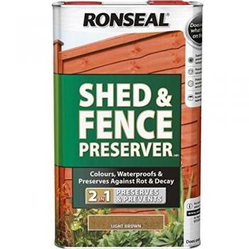 Ronseal Shed and Fence Preserver Black 5l