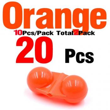 MNFT 20Pcs Double Turn Fishing Rattle Alarm