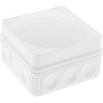 Boîte de dérivation blanche 76x76x51 mm