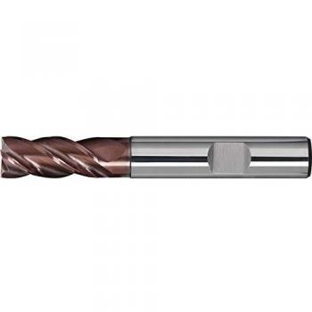 Fraise Din6527L 14 mm – Fraise à deux tailles, 4 lames TiAlN