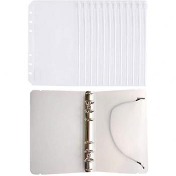 A6 6-Hole Zipper Storage Folder and 6-Ring Planner Binder