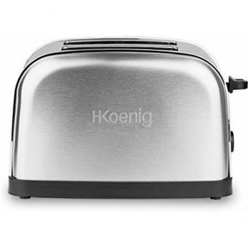 H.Koenig Grille Pain Toaster 2 Tranches TOS7 pour Pain et Viennoiserie