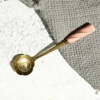 Wooden Handle Wax Seal Spoon for Crafts