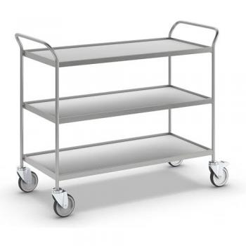 Carrello di servizio Eurokraft Pro grigio