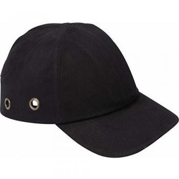 Casquette Noire Anti-heurt en Coton 100% Outibat
