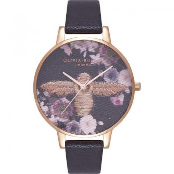 Olivia Burton Damen Uhr mit Lederarmband OB16EM02