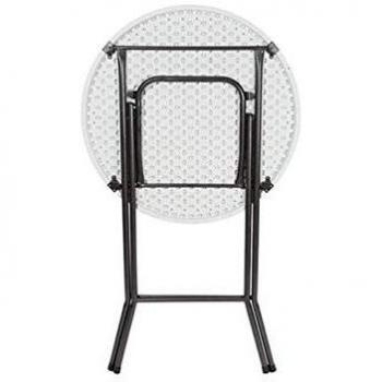 Perel Table Haute Blanc FP185N Chargement Maximum 80 kg