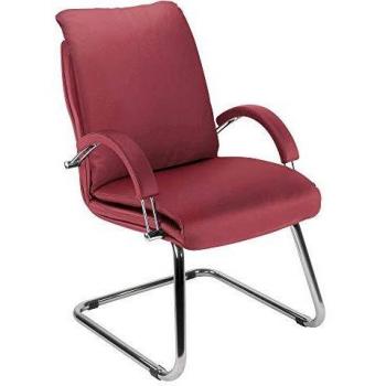 Nowy Styl Besucherstuhl Nadir bordeaux Kunstleder