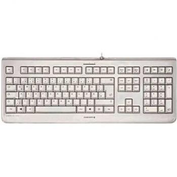 Clavier Allemand Cherry KC 1068 USB Gris Pâle