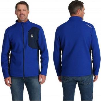 Spyder Bandit 2XL Electric Blue Full‑Zip Fleece