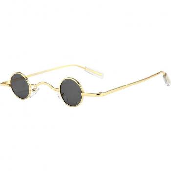 Men's Small Round Framed Sunglasses