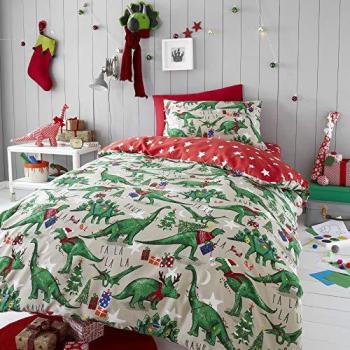 Winter Wonder Dinosaur Glimmer Reversible Duvet