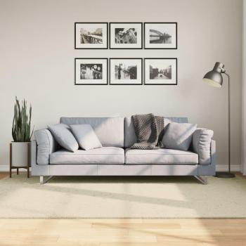 Huarte Short Pile Soft Rug Cream 160x230 cm vidaXL