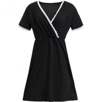 Lace Maternity Nursing Dress