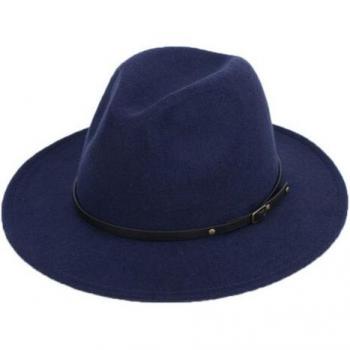 Wide Brim Fedora Hat for Women