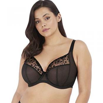 Black Charley Side‑Support Plunge (Size 32GG)