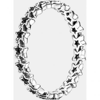 Plata de Ley Anillo Estrella Asimétrica