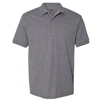 Gildan 8800 Grey Polo Shirt for Men