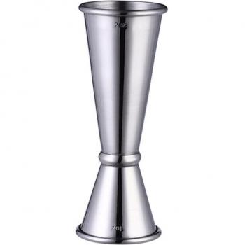 Jigger de acero inoxidable para bebidas