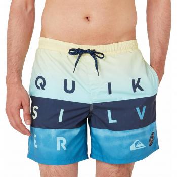 Short de Plage Quiksilver Word Block 17 pour Homme, Southern Ocean, M