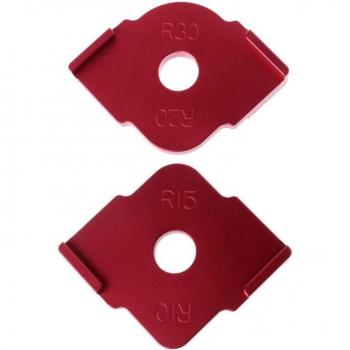 2 Pcs Wood Panel Radius Quick-Jig Router Table Corner Template Set