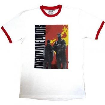 Maglietta TWENTY ONE PILOTS S Bianco Side Stand Unisex