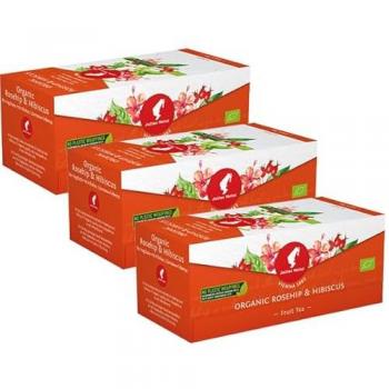 Julius Meinl Bio Tee Hagebutte Hibiskus, 25 Teebeutel im Kuvert