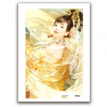 Tanzende Frau – 40‑Teile Kunststoff-Puzzle der Jen