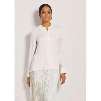 MADELEINE Klassische Rundhals-Bluse