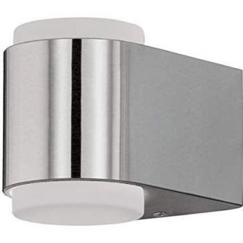Eglo Briones Lampada a Muro in Alluminio Pressofuso 3 Watt con Finitura in Acciaio Inox