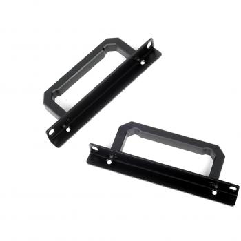 SilverStone Rackmount‑Griffsystem SST-RA02B – Schwarze Aluminium‑Griffe