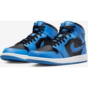 Jordan 1 Mid 'University Blue' Sneakers Uomo Taglia 44,5