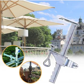 Stable Parasol Holder for Courtyard