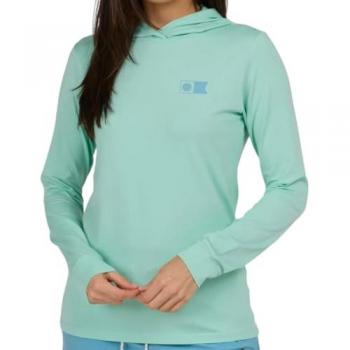 Salty Crew Flagship Women’s Hoodie – XS, 2025 Mint, Lycra