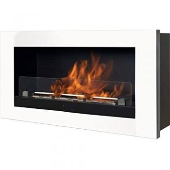 Chimenea Bioetanol Verona Blanca Ruby para Pared